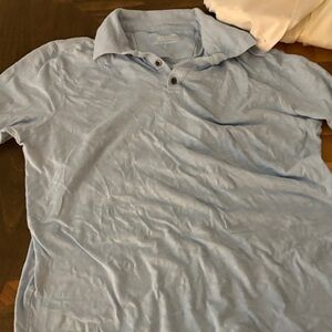 Banana Republic Sky Blue Polo Shirt